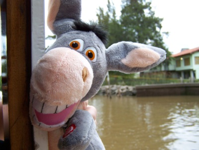 Jegue-Tón em passeio de barco no Rio Tigre. Foto: Jeguiando