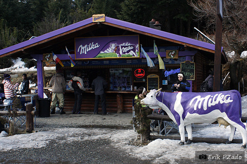 Loja da Milka em Bariloche, Argentina. Imagem: Erik Pzado.