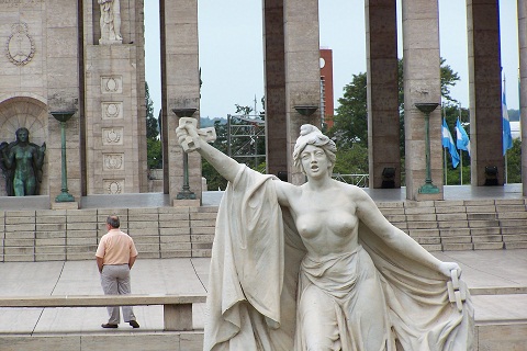 Monumento à bandeira. Rosário, Argentina. Imagem: Fábio Brito (Arquivo Jeguiando)