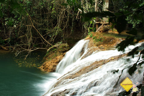 Circuito de Cachoeiras da Estância Mimosa, Bonito, MS. Imagem: Erik Pzado