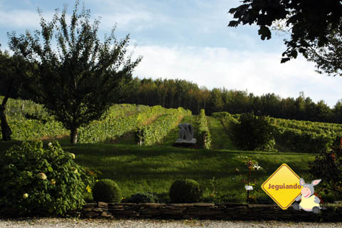 Vinícola Domaine des Côtes d’Ardoise, Eastern Townships, Canadá. Imagem: Erik Pzado
