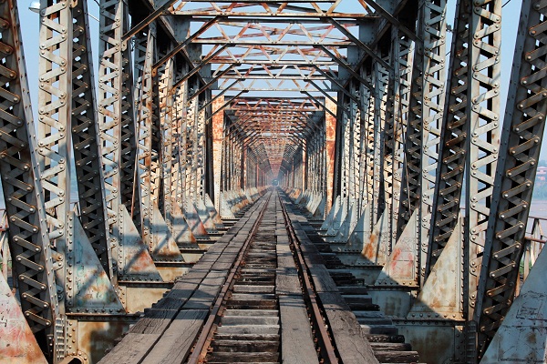 Ponte Velha, Pirapora, MG. Imagem: Janaína Calaça