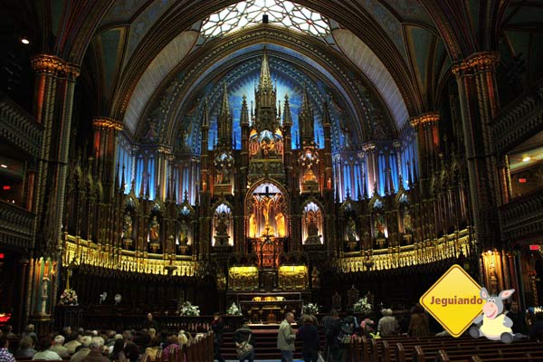 Basílica de Notre-Dame. Montréal, Canadá. Imagem: Erik Pzado