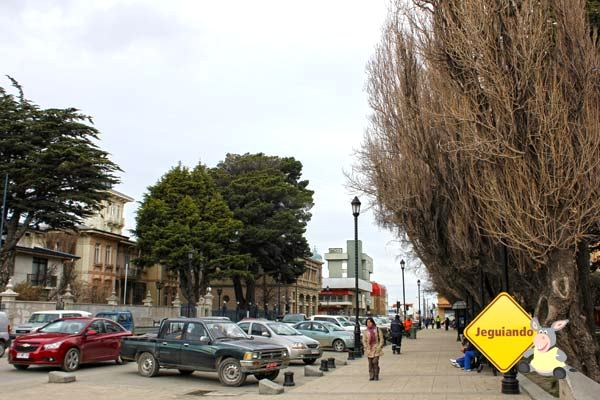 Plaza Muñoz Gamero. Punta Arenas, Chile. Imagem: Janaína Calaça