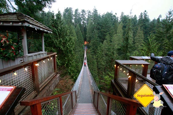    Capilano Suspension Bridge Park, a mais popular atração turística de Vancouver, British Columbia. Imagem: Erik Pzado
