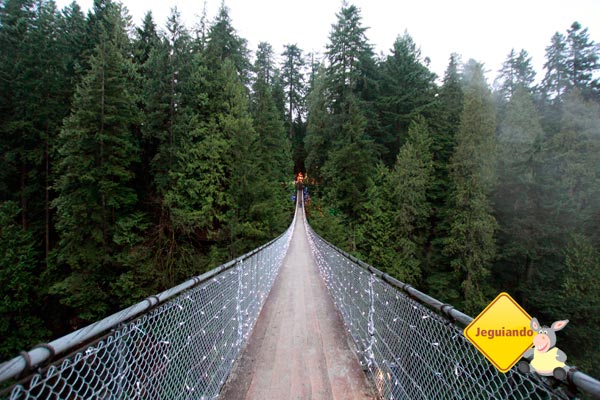     Capilano Suspension Bridge Park, a mais popular atração turística de Vancouver, British Columbia. Imagem: Erik Pzado