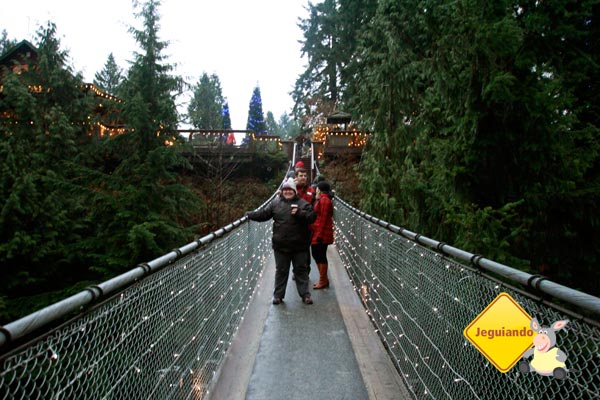 Capilano Suspension Bridge Park, a mais popular atração turística de Vancouver, British Columbia. Imagem: Erik Pzado