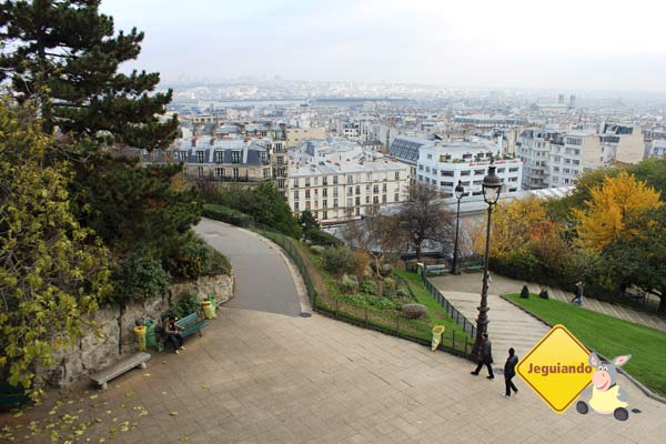 Vista de Paris a partir da Basilique du Sacré-Cœur. Paris, França. Imagem: Janaína Calaça