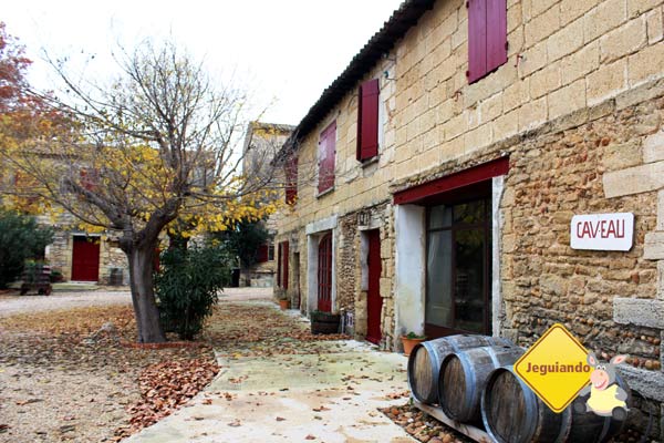 Uma parada no Mas Du Notaire, para degustar os vinhos produzidos na propriedade. Imagem: Janaína Calaça