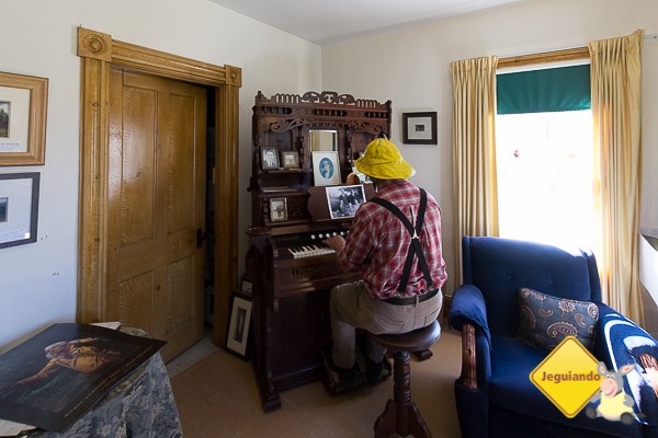 Galeria de Ivan Fraser, autor de obras literárias dedicadas à lenda de Peggy's Cove. Imagem: Erik Araújo