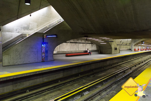 Metrô em Montréal. Québec. Imagem: Erik Araújo