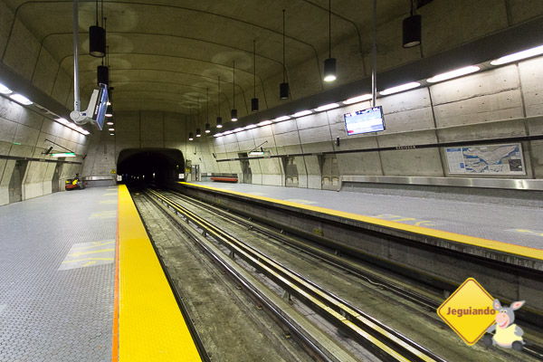 Metrô em Montréal. Québec. Imagem: Erik Araújo