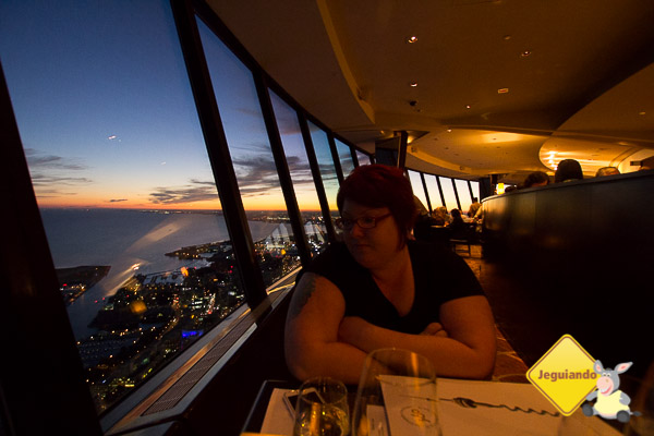 Vista do Restaurante 360º. CN Tower. Toronto, Ontário. Imagem: Erik Araújo