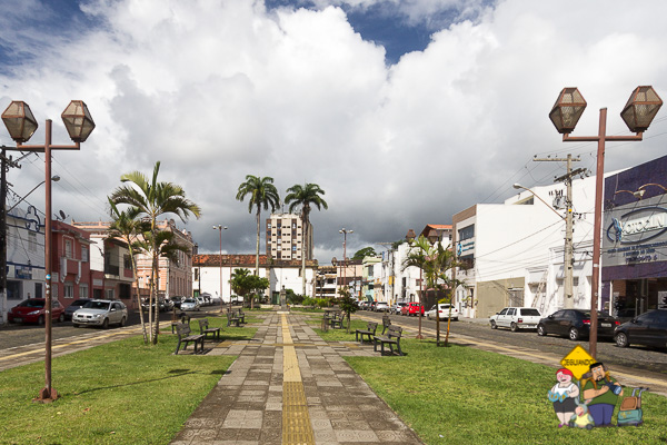 Praça Rui Barbosa. Centro histórico de Ilhéus, Bahia. Imagem: Erik Araújo