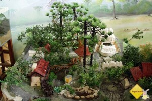 Maquete do Jardim Botânico. Imagem: Erik Pzado