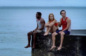 Lázaro Ramos, Alice Braga e Wagner Moura em Cidade Baixa