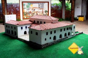 Maquete do Castelo Garcia D'ÁVila. Imagem: Erik Pzado