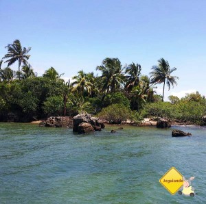 Ilha da Pedra Furada, Baía de Camamu, Bahia. Imagem: Janaína Calaça