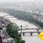 Vista panorâmica de Frankfurt