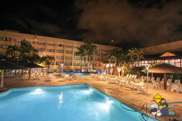 Imagens noturnas do hotel. Imagem: Erik Araújo