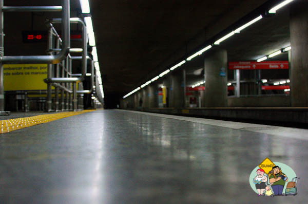 Plataforma Estação Sé. Imagem: Erik Araújo