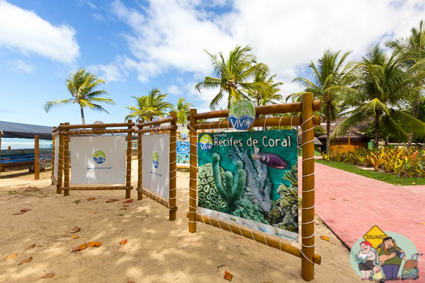 Entrada do projeto Coral Vivo. Imagem: Erik Araújo