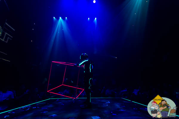 Tron Legacy no Coco Bongo. Imagem: Erik Araújo
