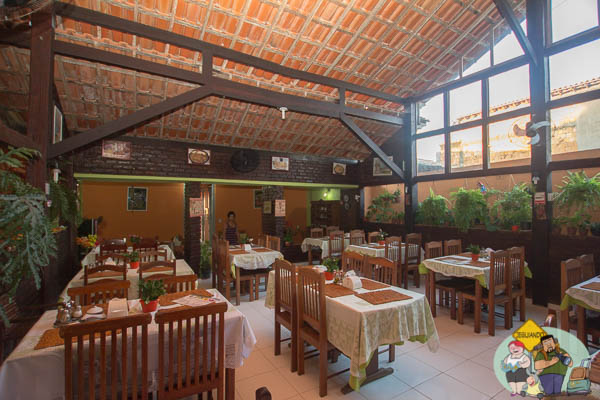 Salão do Restaurante São João. Imagem: Erik Araújo
