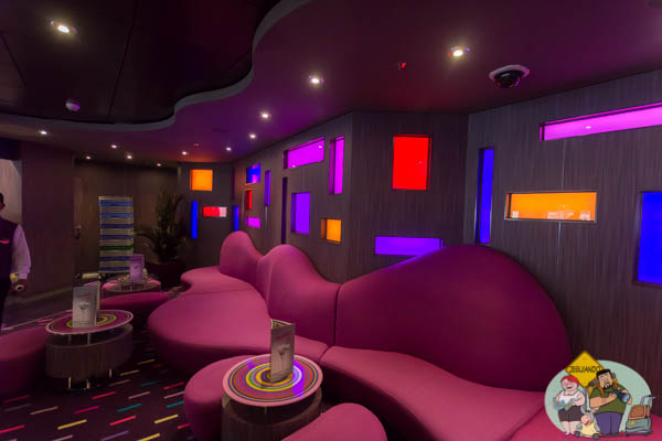Purple Jazz Bar MSC Splendida. Imagem: Erik Araújo